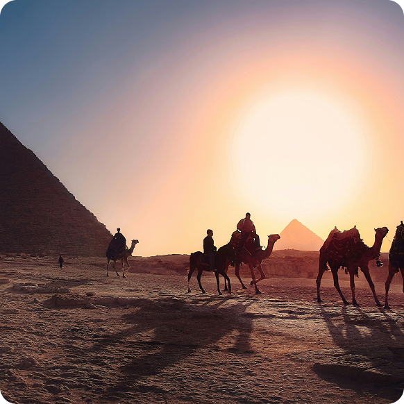 5 Schritte nach Ägypten