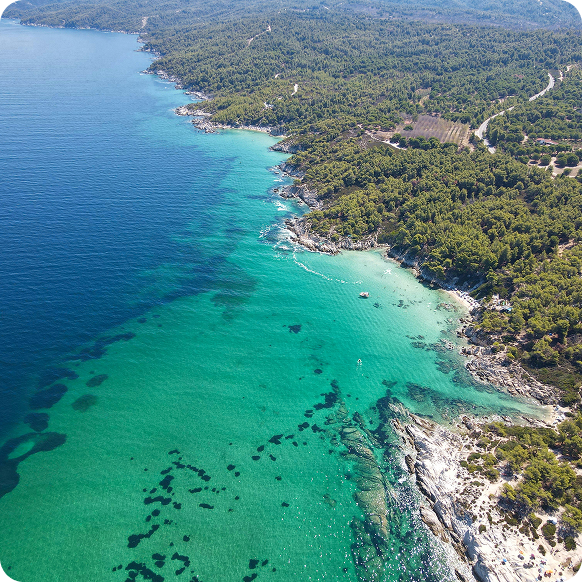 5 Schritte aufs griechische Festland
